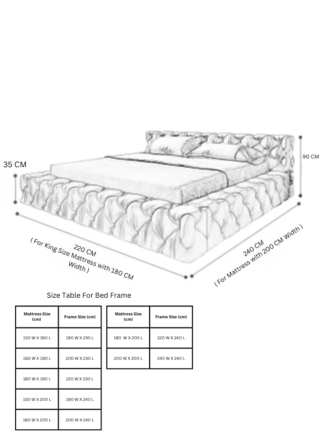 Cloud Cradle Tufted Upholstered Bed