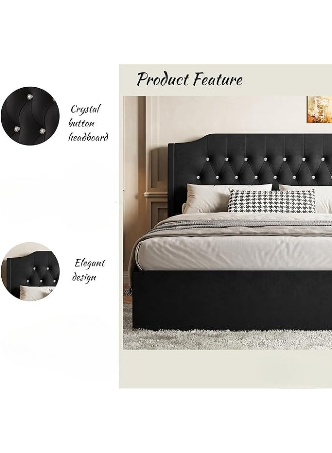 Opulent Tufted Bed