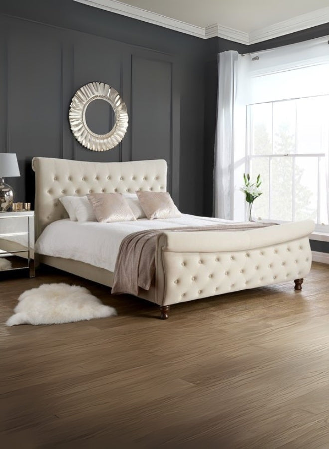 Serene Shade Tufted Upholstered Bed