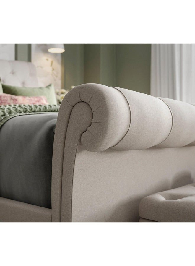 Tranquil Twist Tufted Upholstered Bed