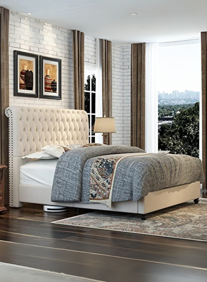Velluto Tufted Bed
