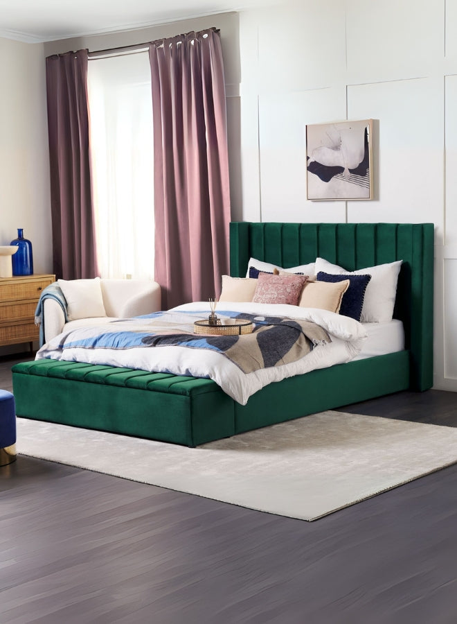 Velvet Voyage Upholstered Bed
