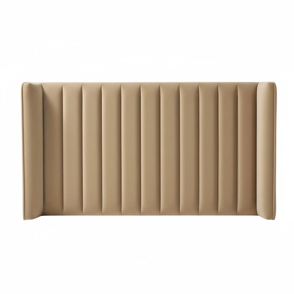 Amalfi Fluted Curved Velvet Headboard