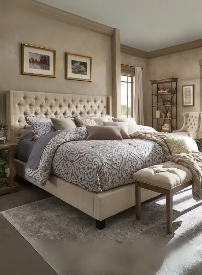 Aureus Tufted Bed