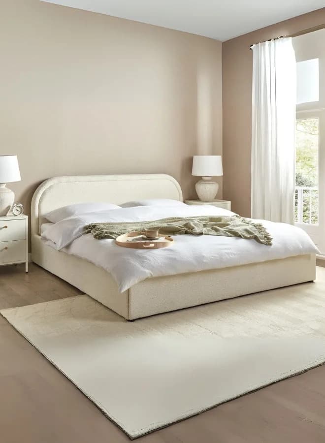 Ember Enclave Upholstered Premium Hydraulic Bed with Free Mattress