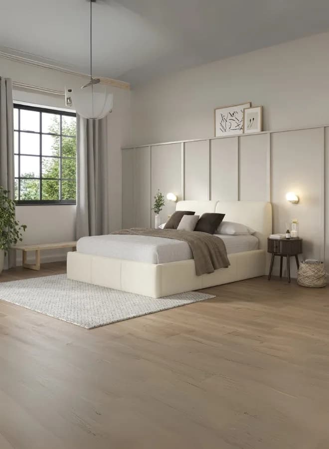 Eternity Upholstered Premium Hydraulic Bed with Free Mattress