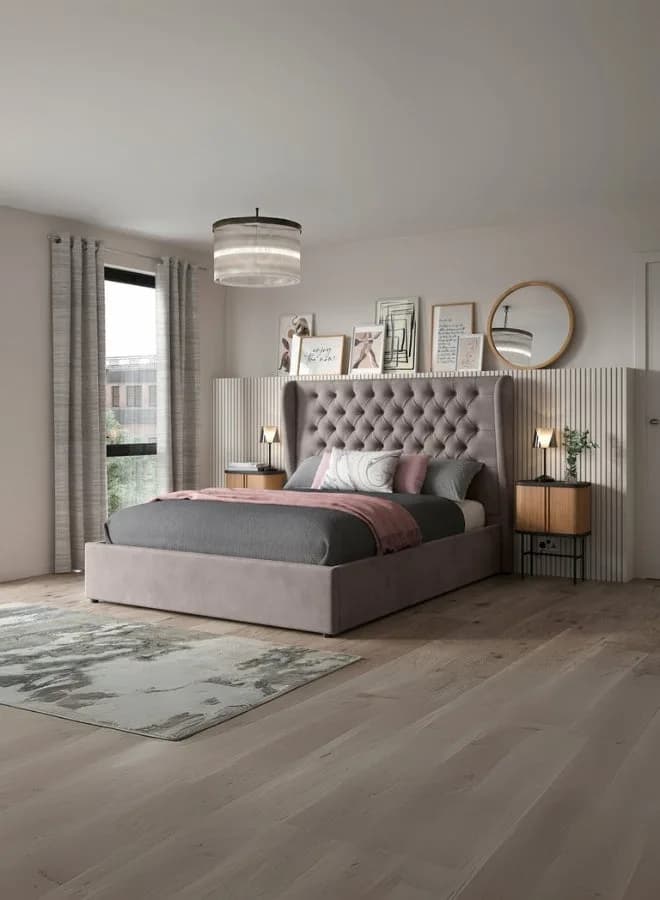Radiant Dreams Tufted Upholstered Bed