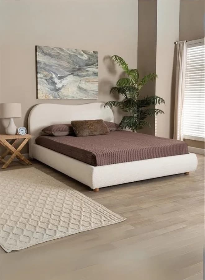 Seraph Upholstered Hydraulic Bed with Free Mattress