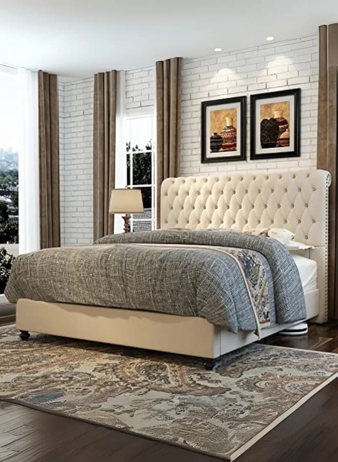 Velluto Tufted Bed