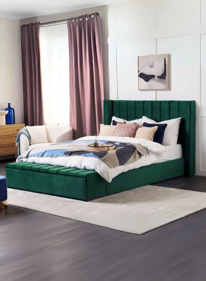 Velvet Voyage Upholstered Bed