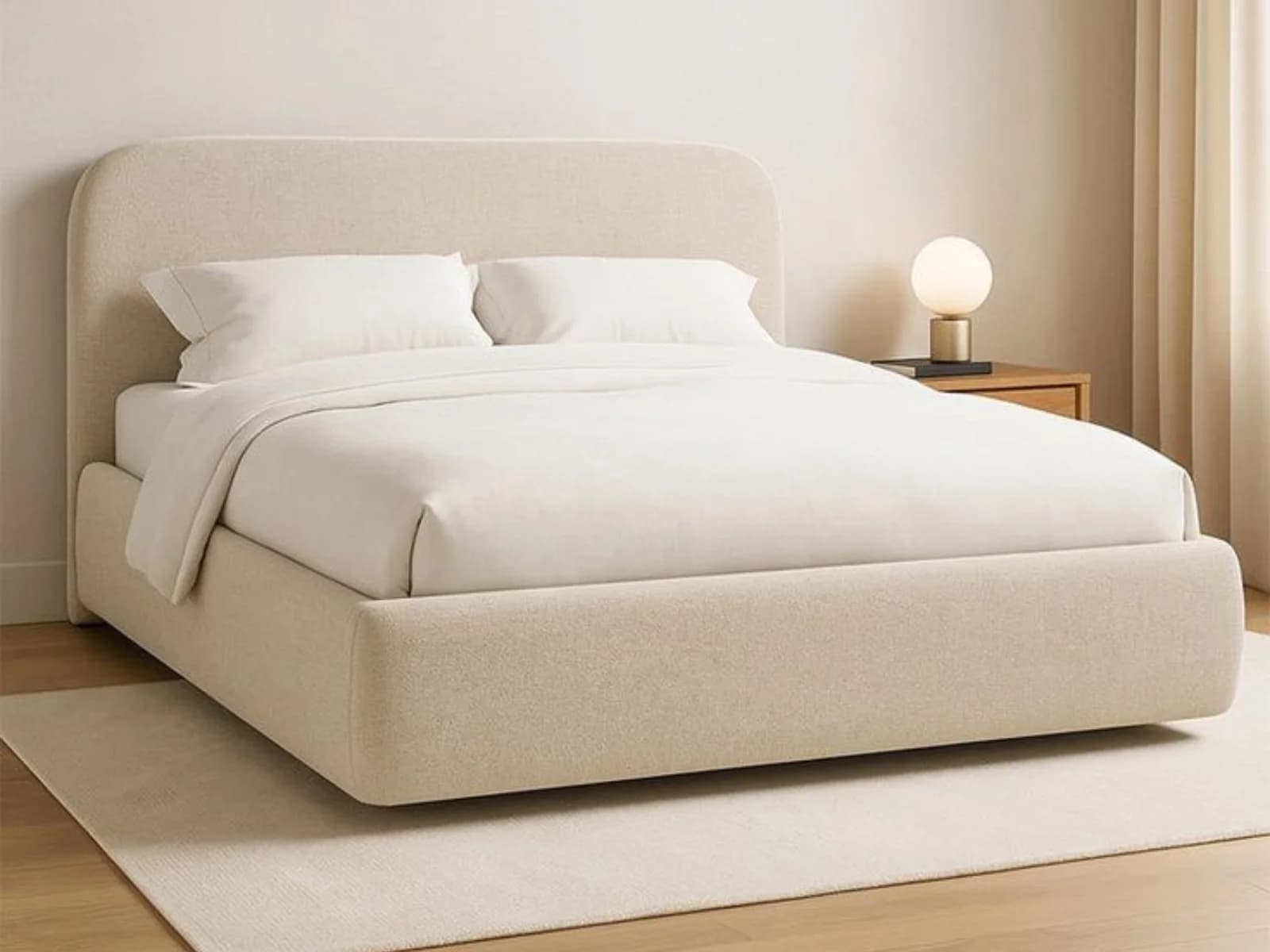 Upholstered bed