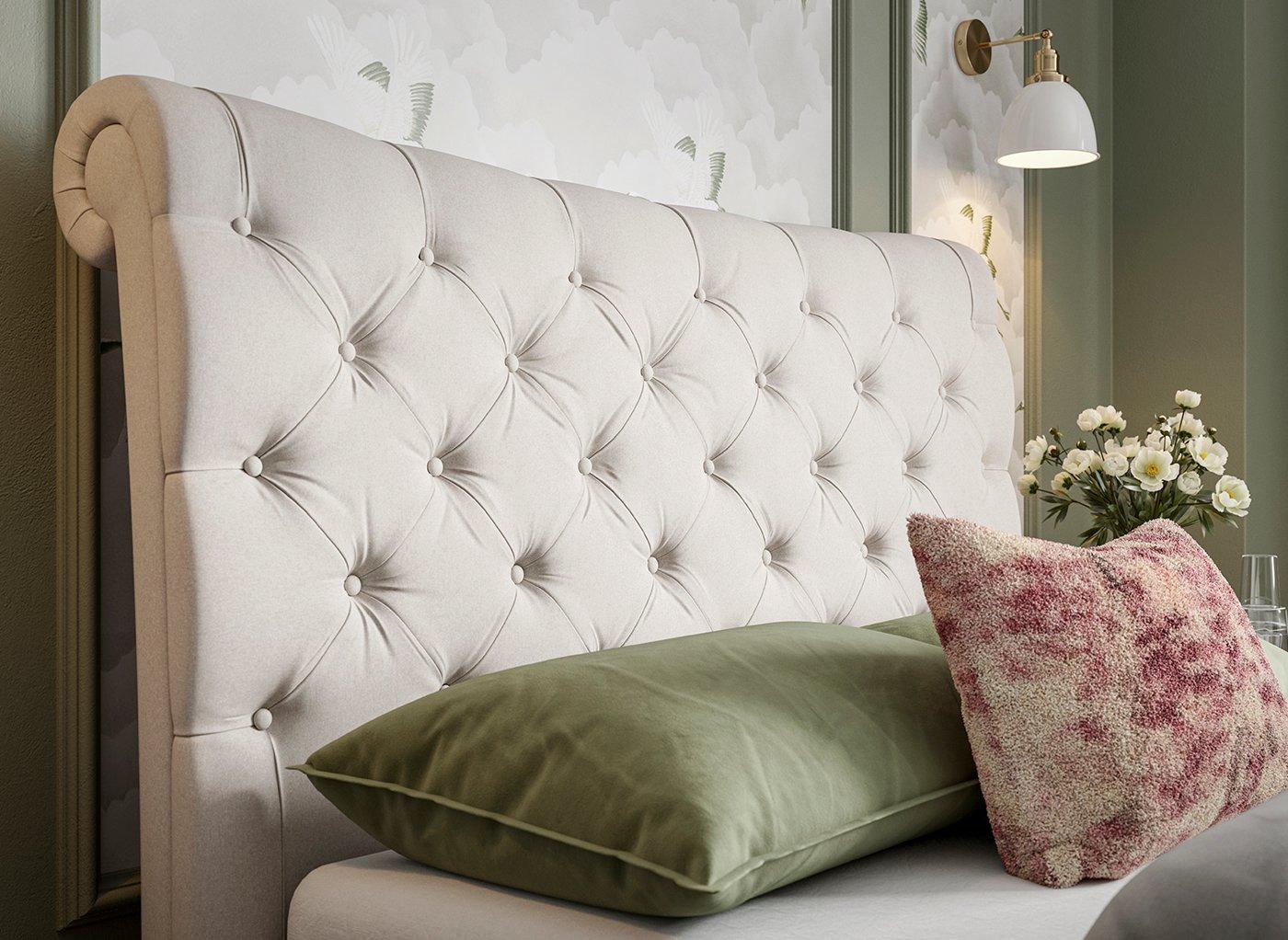 Tranquil Twist Tufted Upholstered Bed