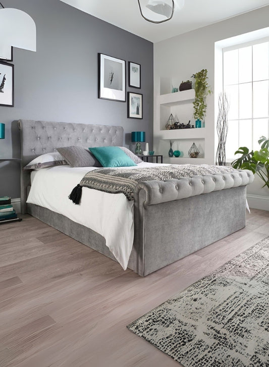 Blissful Bloom Tufted Upholstered Bed