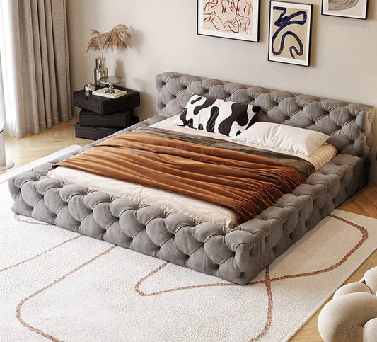 Cloud Cradle Tufted Upholstered Bed