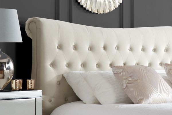 Serene Shade Tufted Upholstered Bed